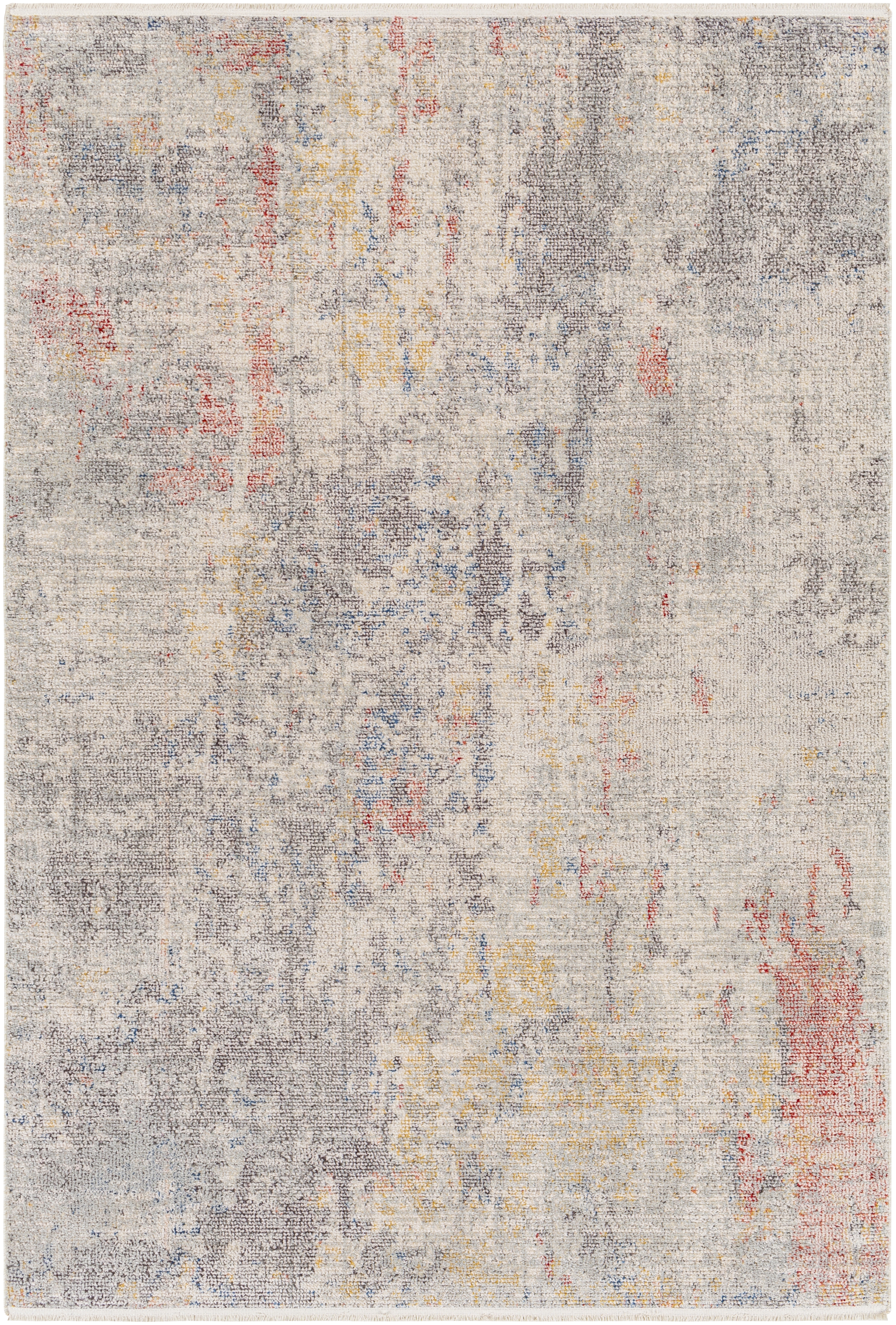 Subtle Beige Indoor 9'2" x 12' Machine Woven Rug - Image 0