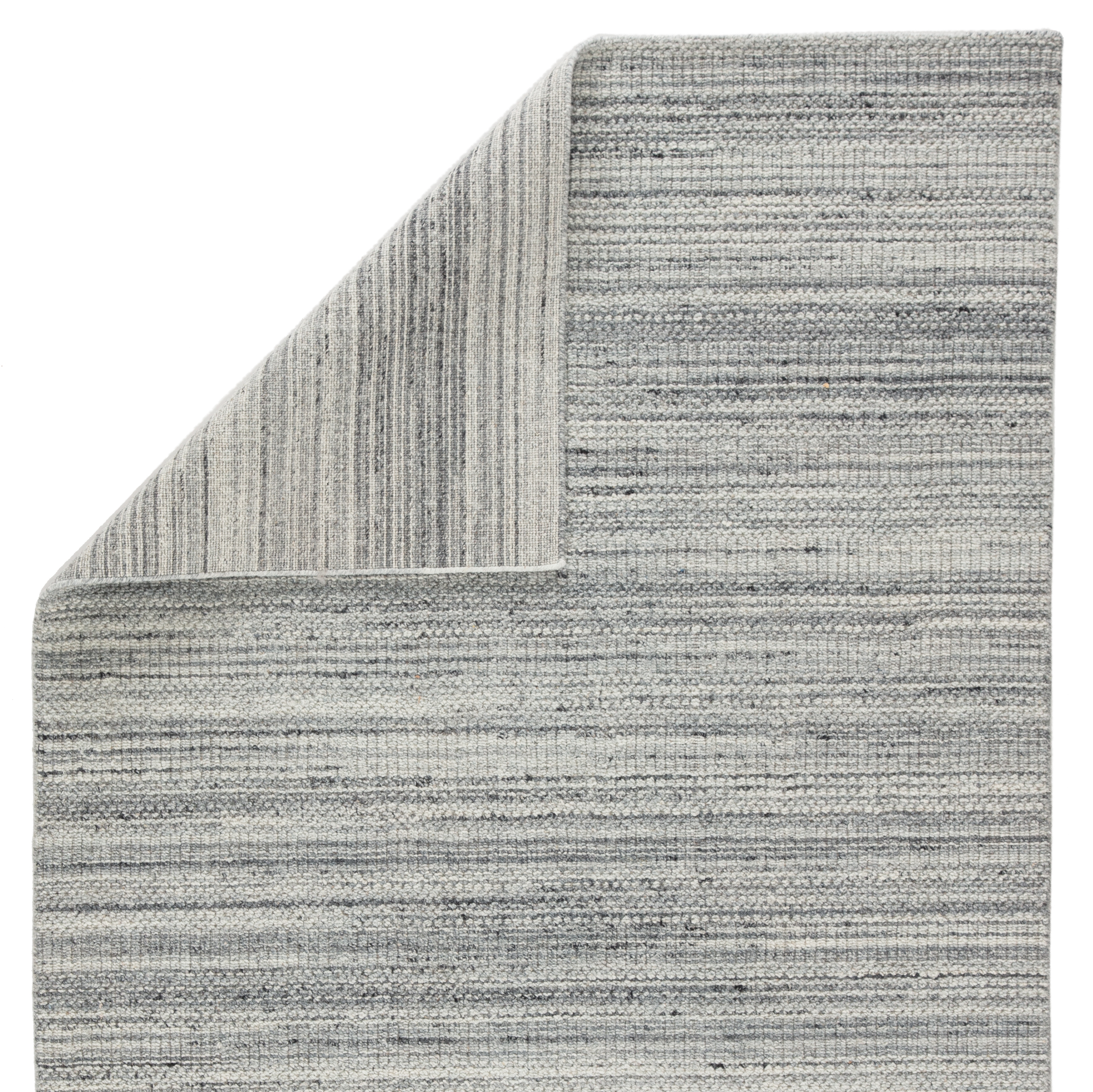 Halden Handmade Solid Gray Area Rug (9'X12') - Image 2