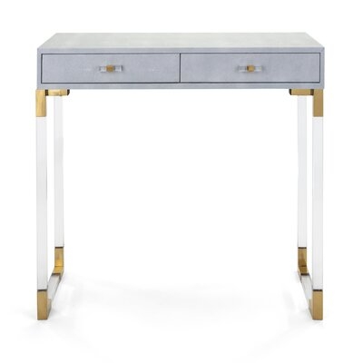 Connors Misty Shagreen Console Table - Image 0