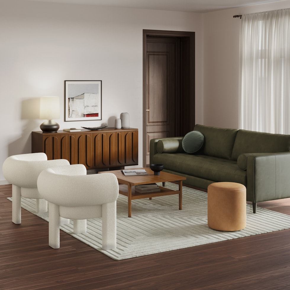 Cooper 35.5" Coffee Table - Walnut - Image 1