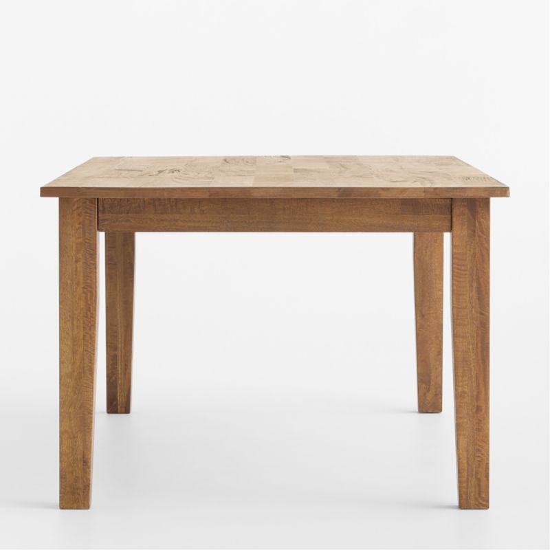 Basque 82"-118" Vintage Brown Solid Wood Extendable Dining Table - Image 3