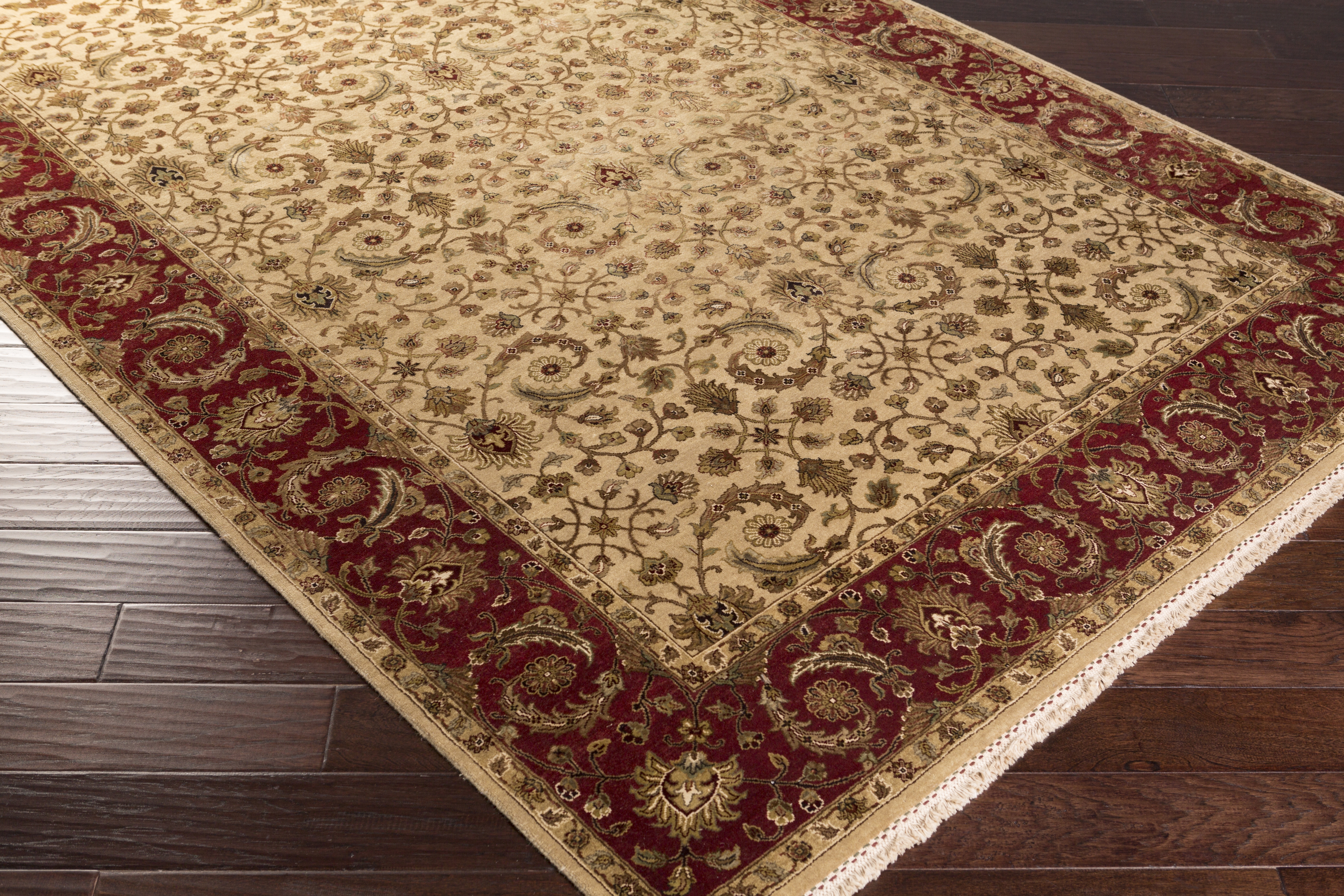 Elizabeth Beige Indoor 2' x 3' Handmade Rug - Image 0
