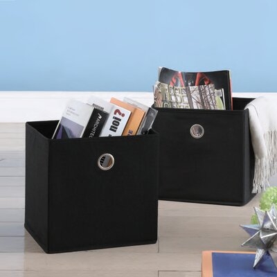Rebrilliant 2 Pack Storage Cubes In Black - Image 0