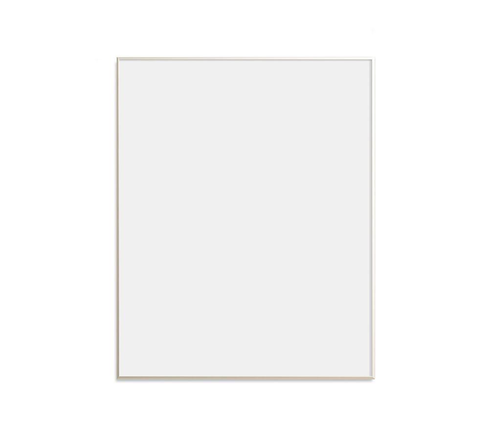 Thin Metal Gallery Frame, No Mat, 24x30 - Warm Silver - Image 0