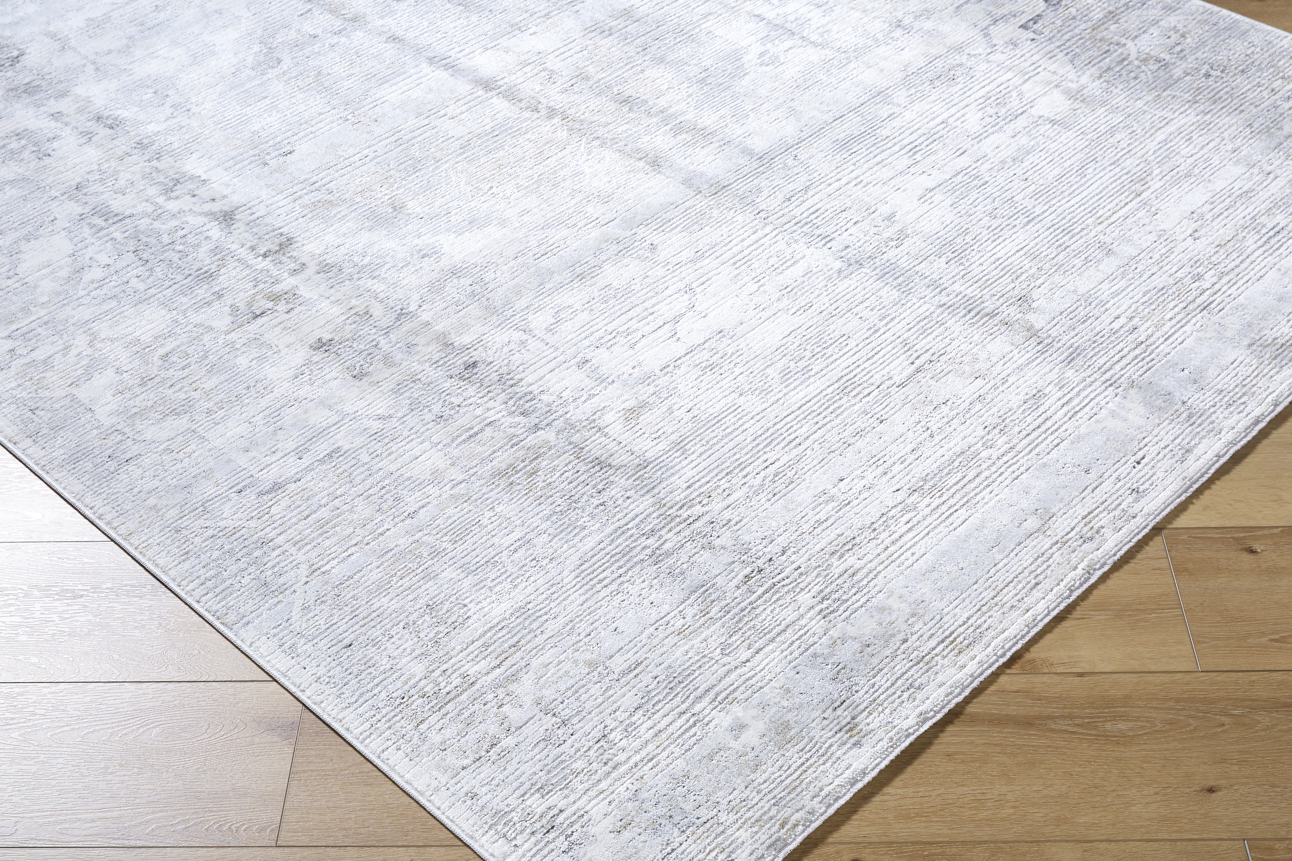 Edmonton Gray Indoor 7'10" x 10' Machine Woven Rug - Image 2