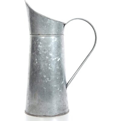 Virdi Silver Metal Table Vase - Image 0