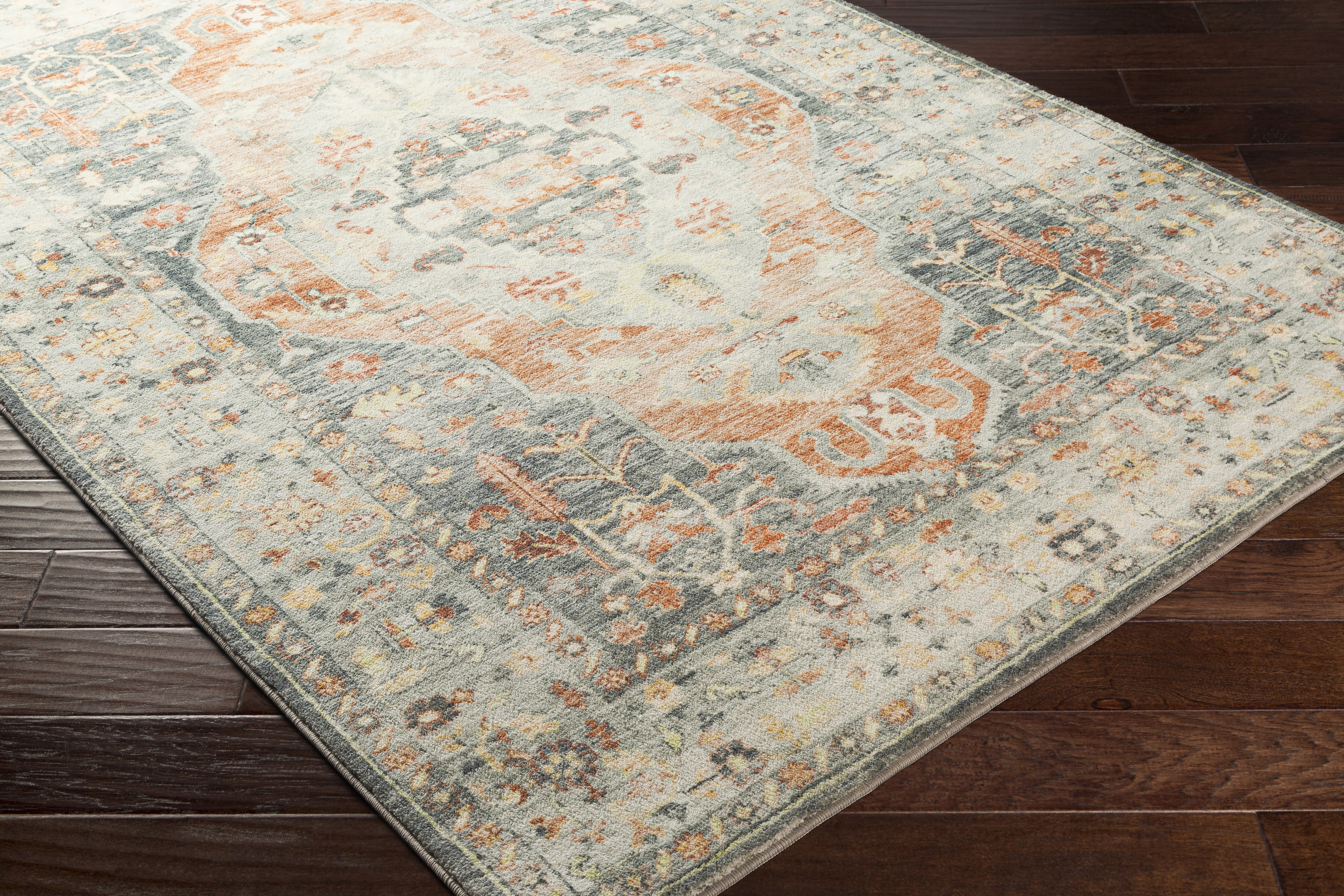 Livabliss Erin Beige Indoor 5'3" x 7'7" Machine Woven Rug - Image 2