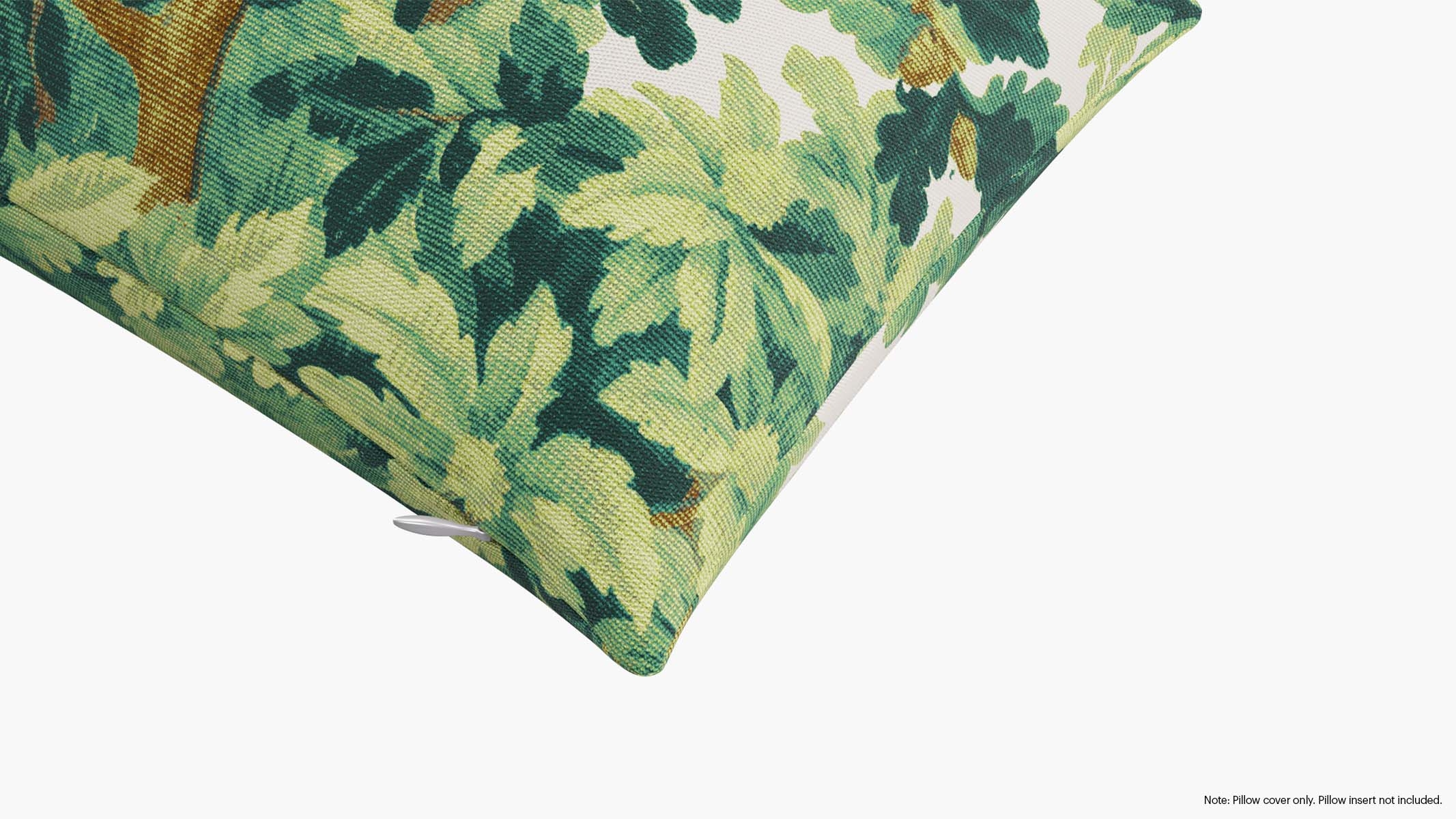 Throw Pillow Cover 14" x 30", Verdure Bois De Chene, 14" x 30" - Image 1