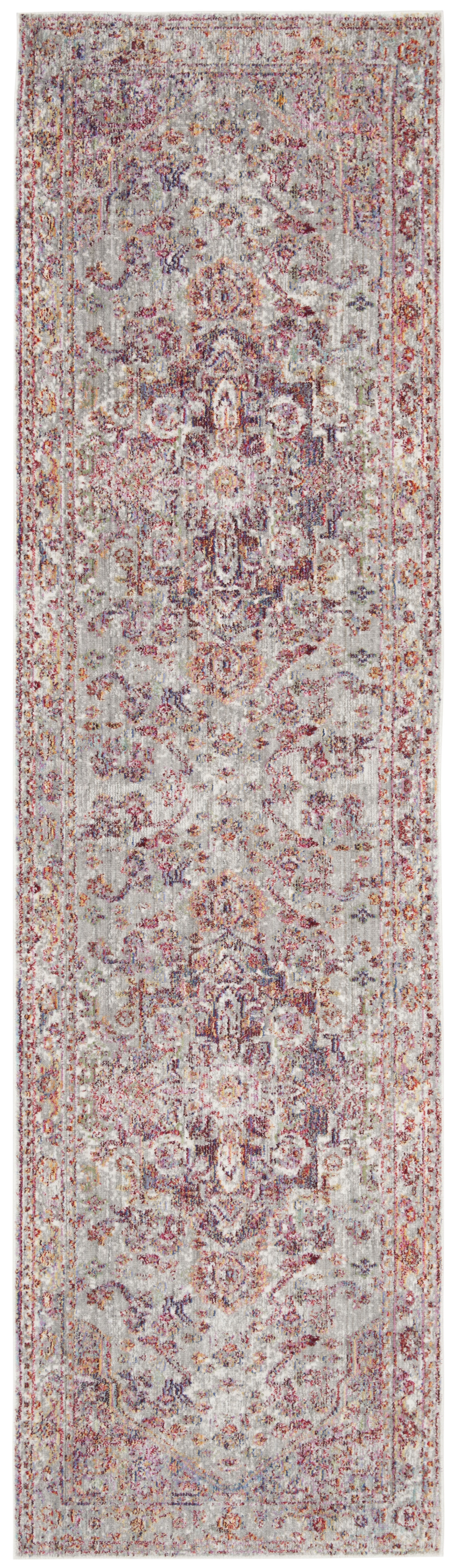 Arlo Home Woven Area Rug, VAL163S, Ivory/Red,  2' 3" X 4' - Image 0
