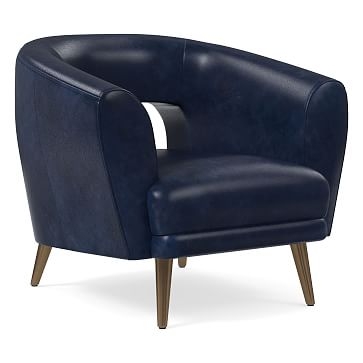 Millie Chair, Poly, Sierra Leather, Licorice, Oil Rubbed Bronze - Image 3