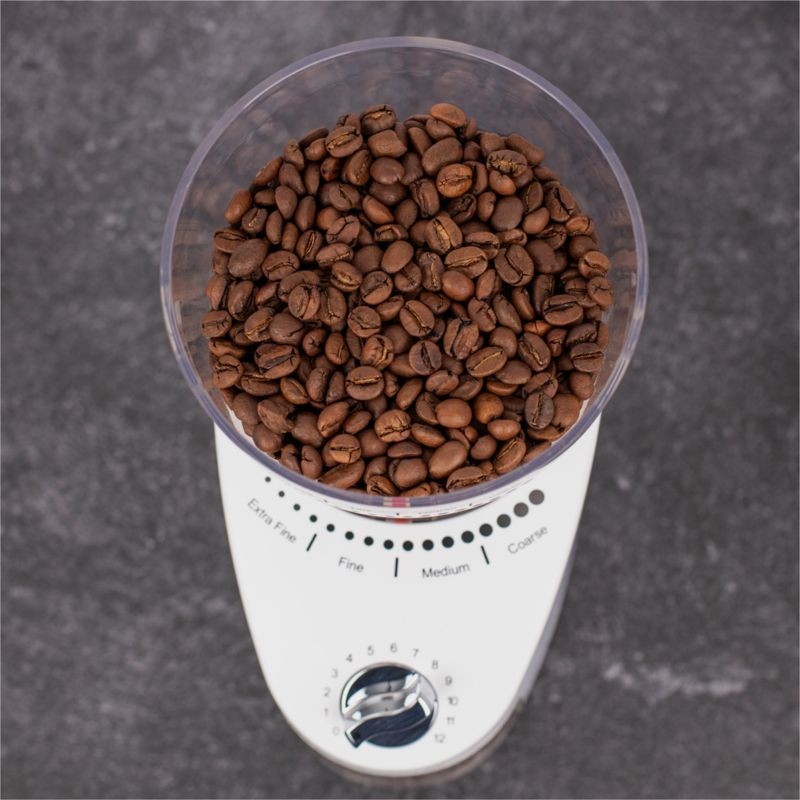 Capresso ® Infinity Plus White Conical Burr Grinder - Image 3