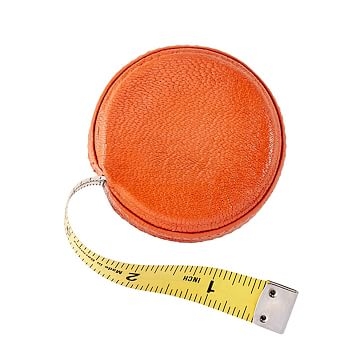 Tape Measure, Goatskin, Orange - Image 0