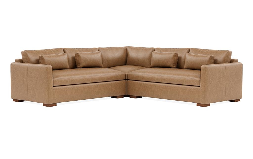 Charly Leather Corner Sectional Sofa - Image 1