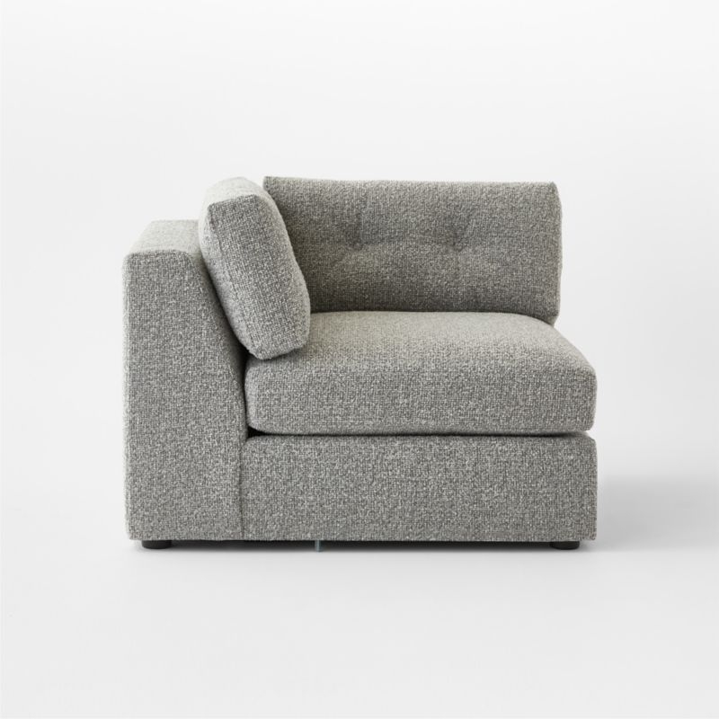 Sohla Grey Boucle Corner Chair - Image 3