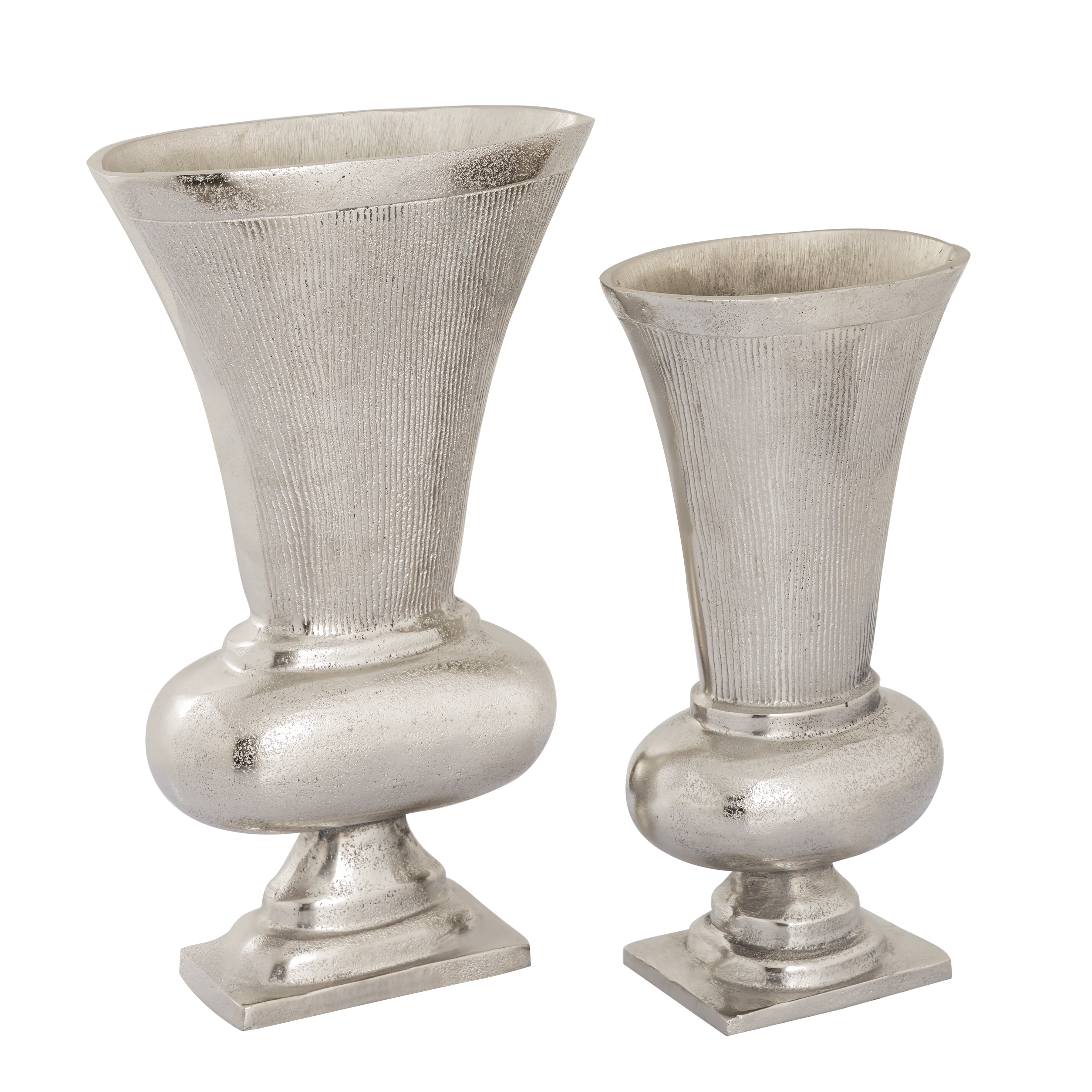 Brigitte Vase - Set of 2 Nickel - Image 1