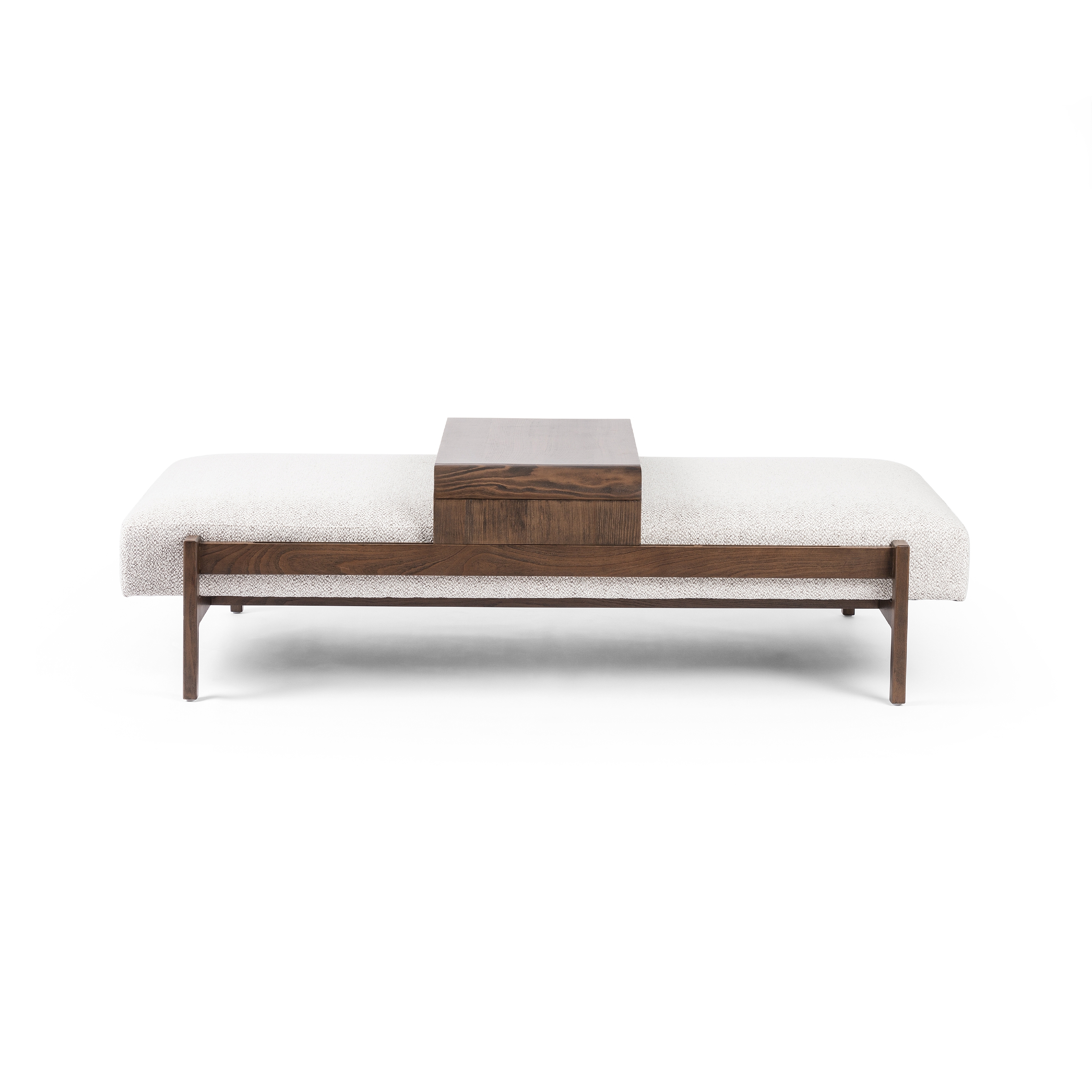 Fawkes Rectangle Ottoman - Brunswick Pebble - Image 3