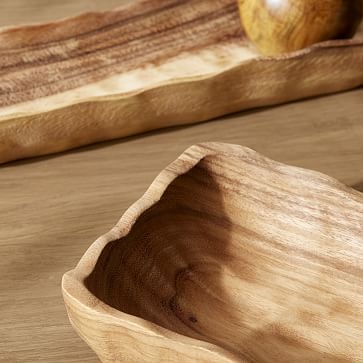 Natural Wood Tray, Bowl - Image 3