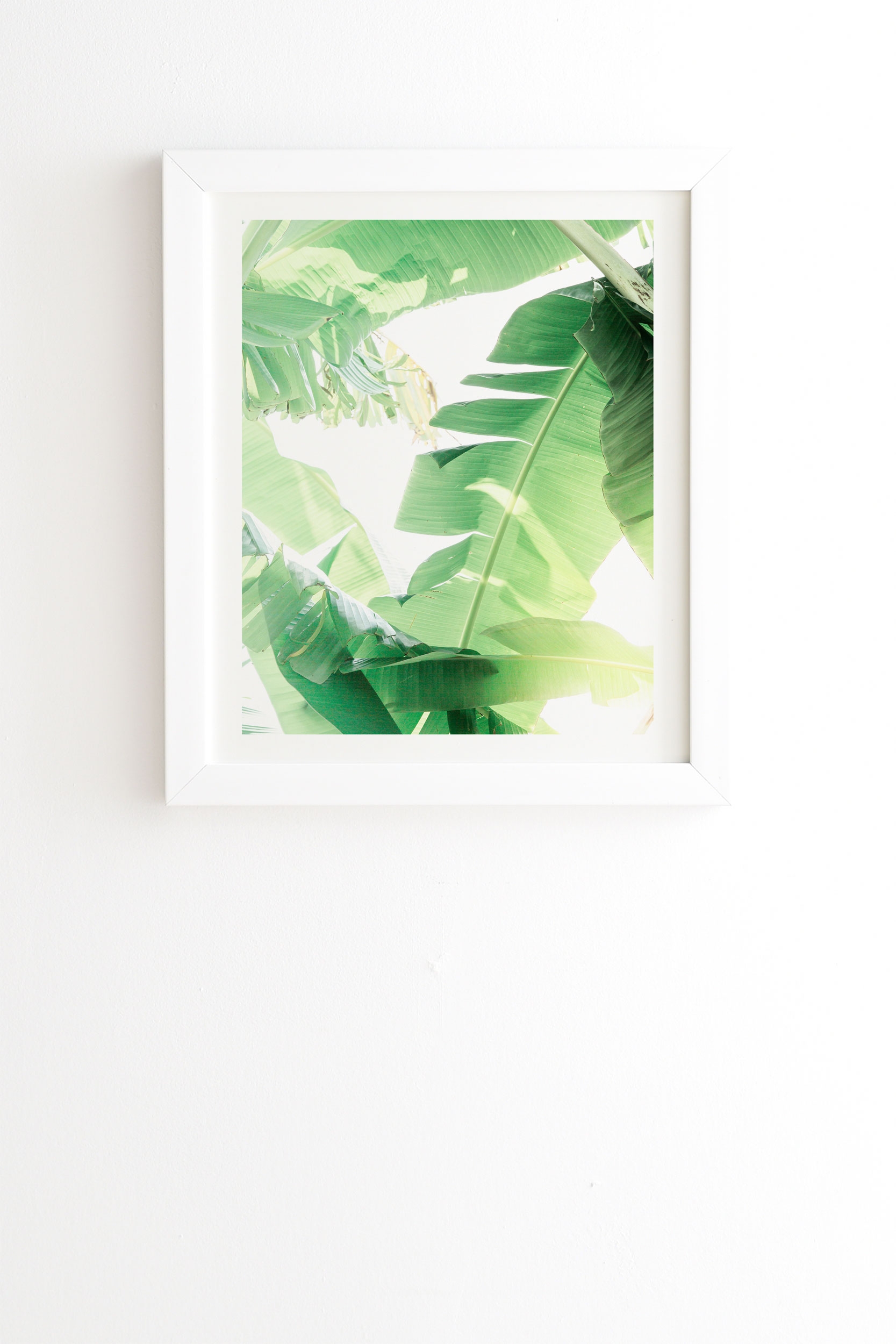 Jungle Abstract Ii by Ann Hudec - Framed Wall Art Basic White 30" x 30" - Image 0