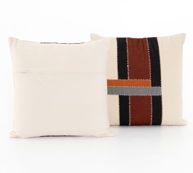 Scott Striped Pillow, Set of 2, 20" x 20", Multi - Image 3