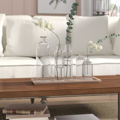 6 Piece Weside Clear Glass Table Vase Set - Image 0
