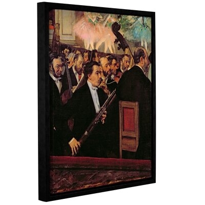 The Opera Orchestra Gallery Wrapped Floater-Framed Canvas - Image 0