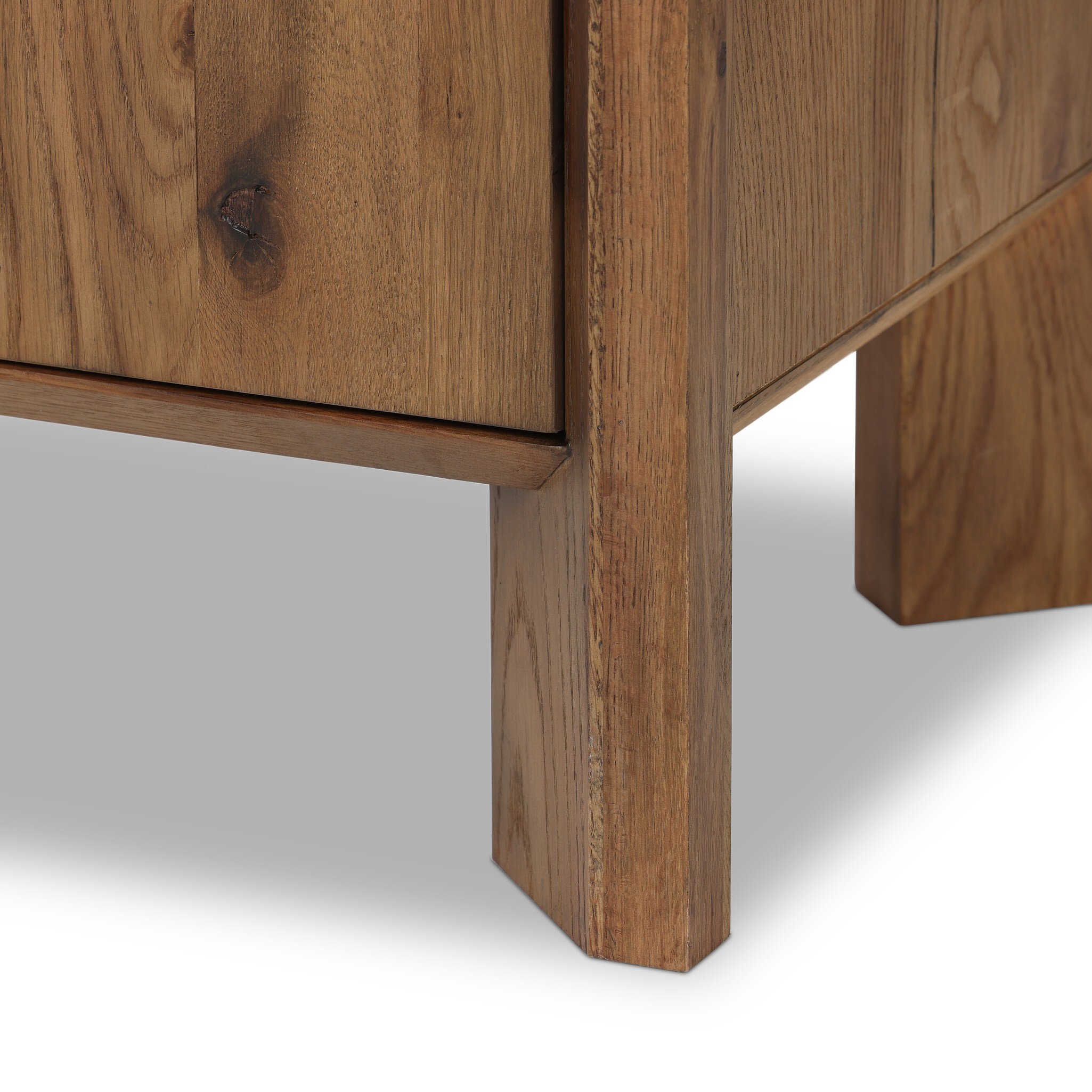 Orwin Wide Bookshelf - Worn Oak - Image 6