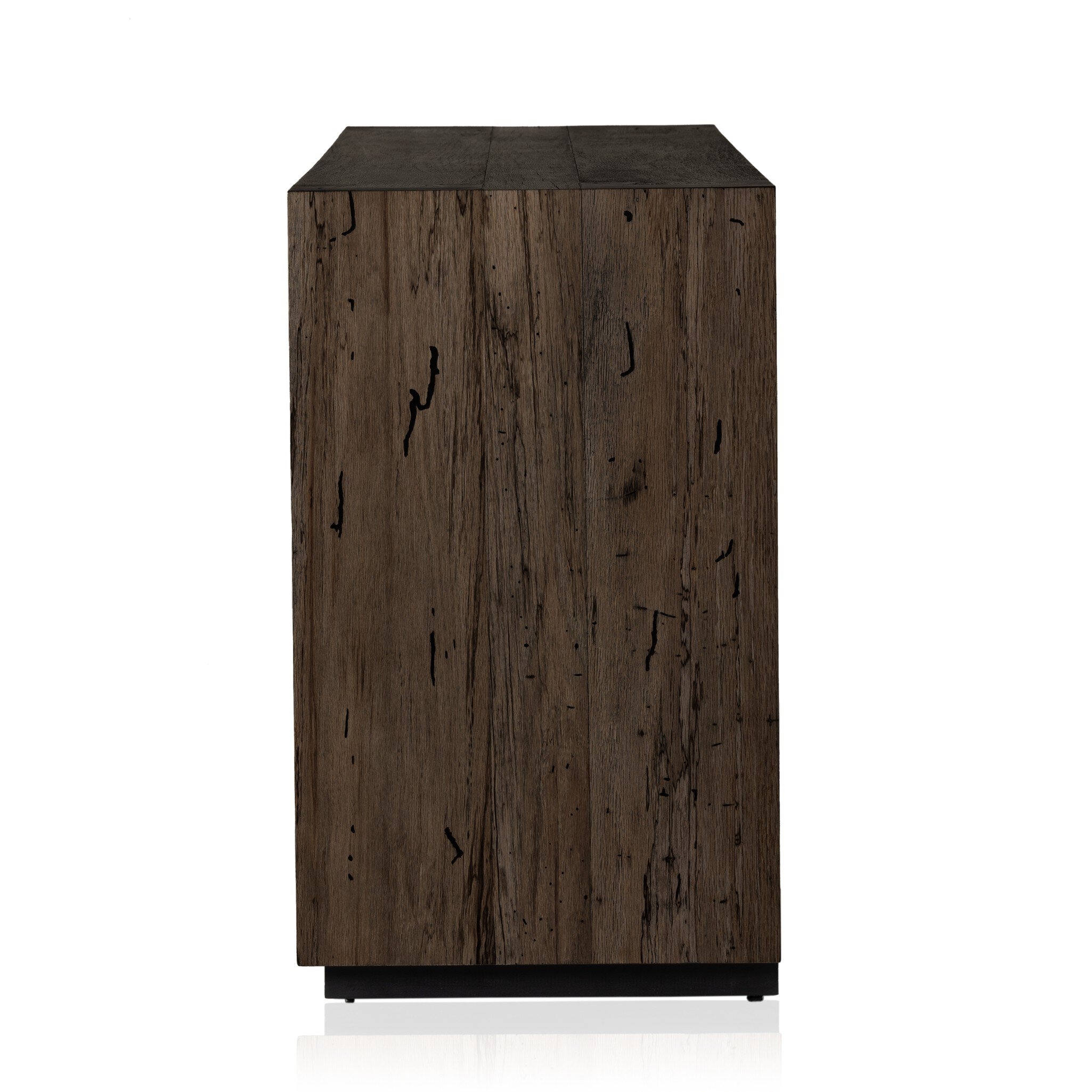 Abaso Sideboard - Ebony Rustic Wormwood Oak - Image 6