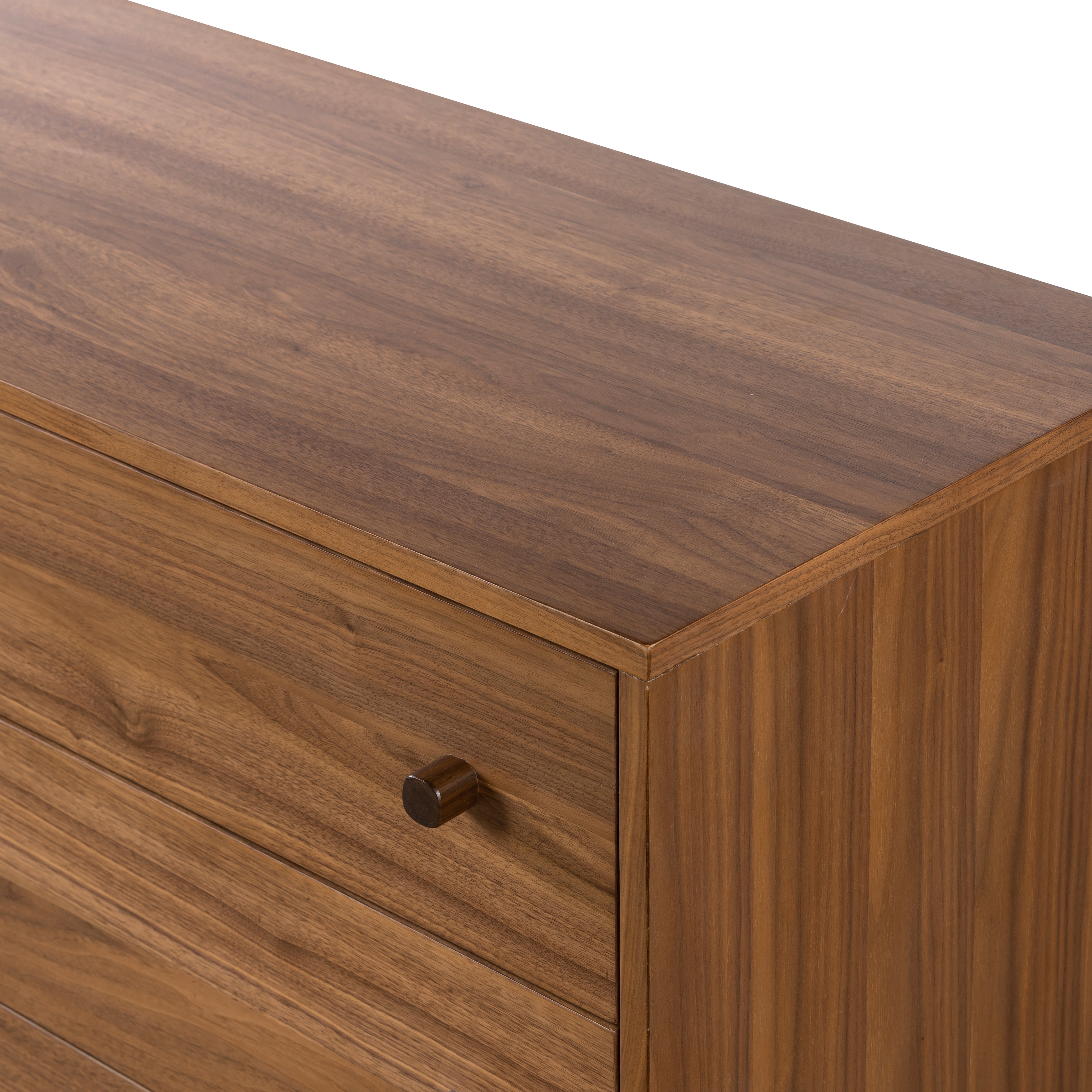 Arturo 6 Drawer Dresser-Natural Walnut - Image 8