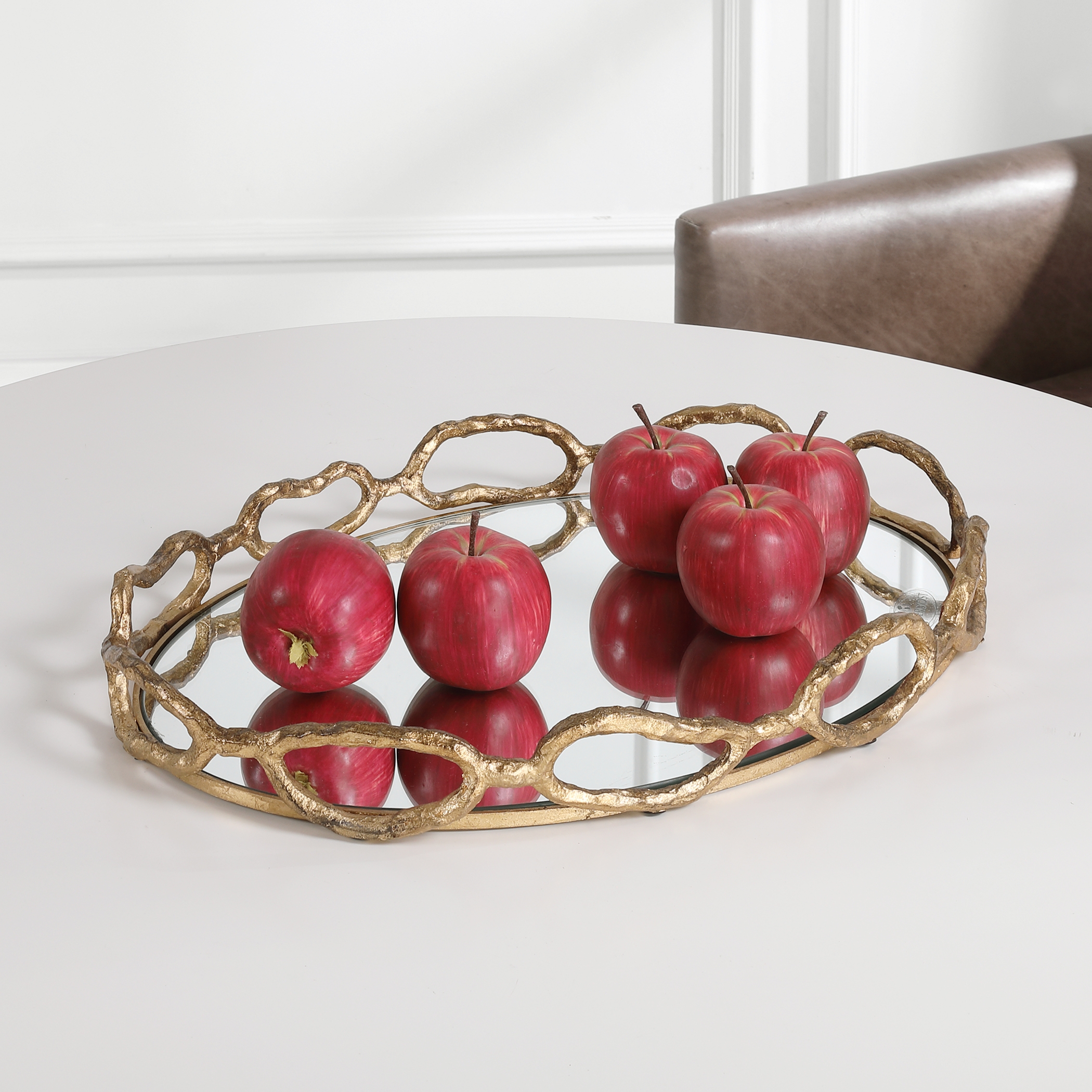 Cable Chain Mirrored Tray - Image 3