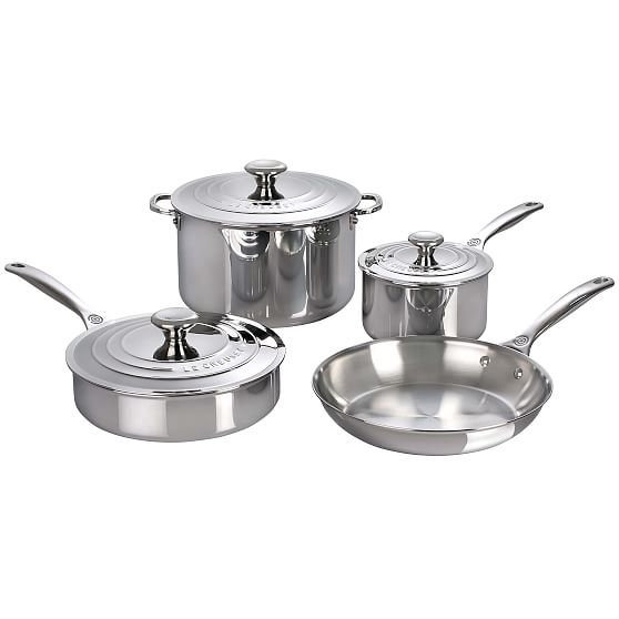 Le Creuset Stainless Steel Set, 7-Piece - Image 0