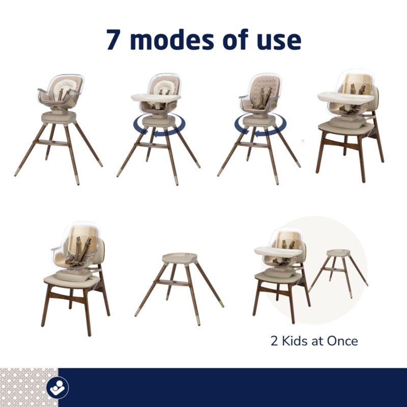Maxi-Cosi ® Kiskadee Natural Heritage 360 Rotating Baby High Chair - Image 9