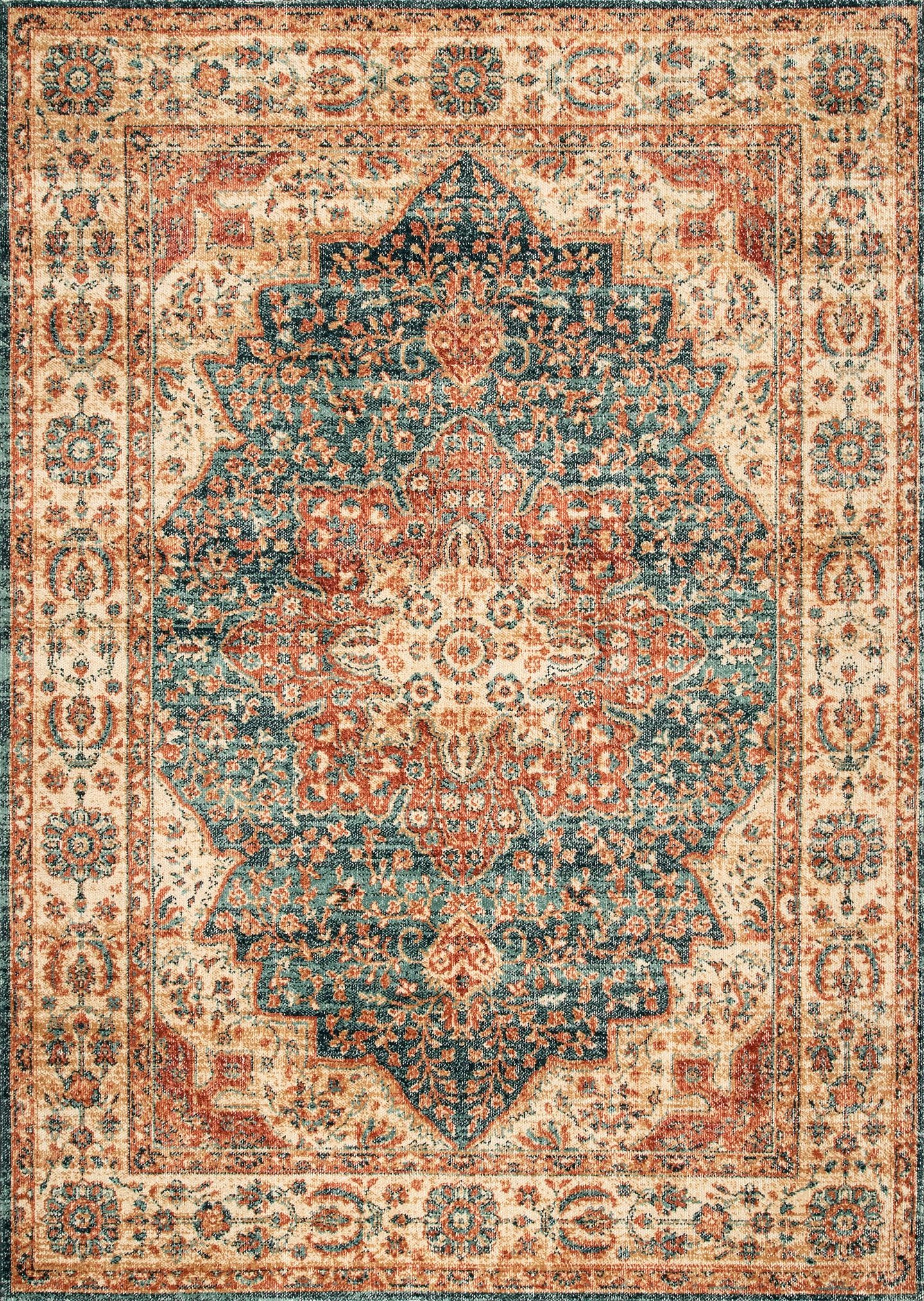 Transitional Floral Janis Area Rug - Image 1
