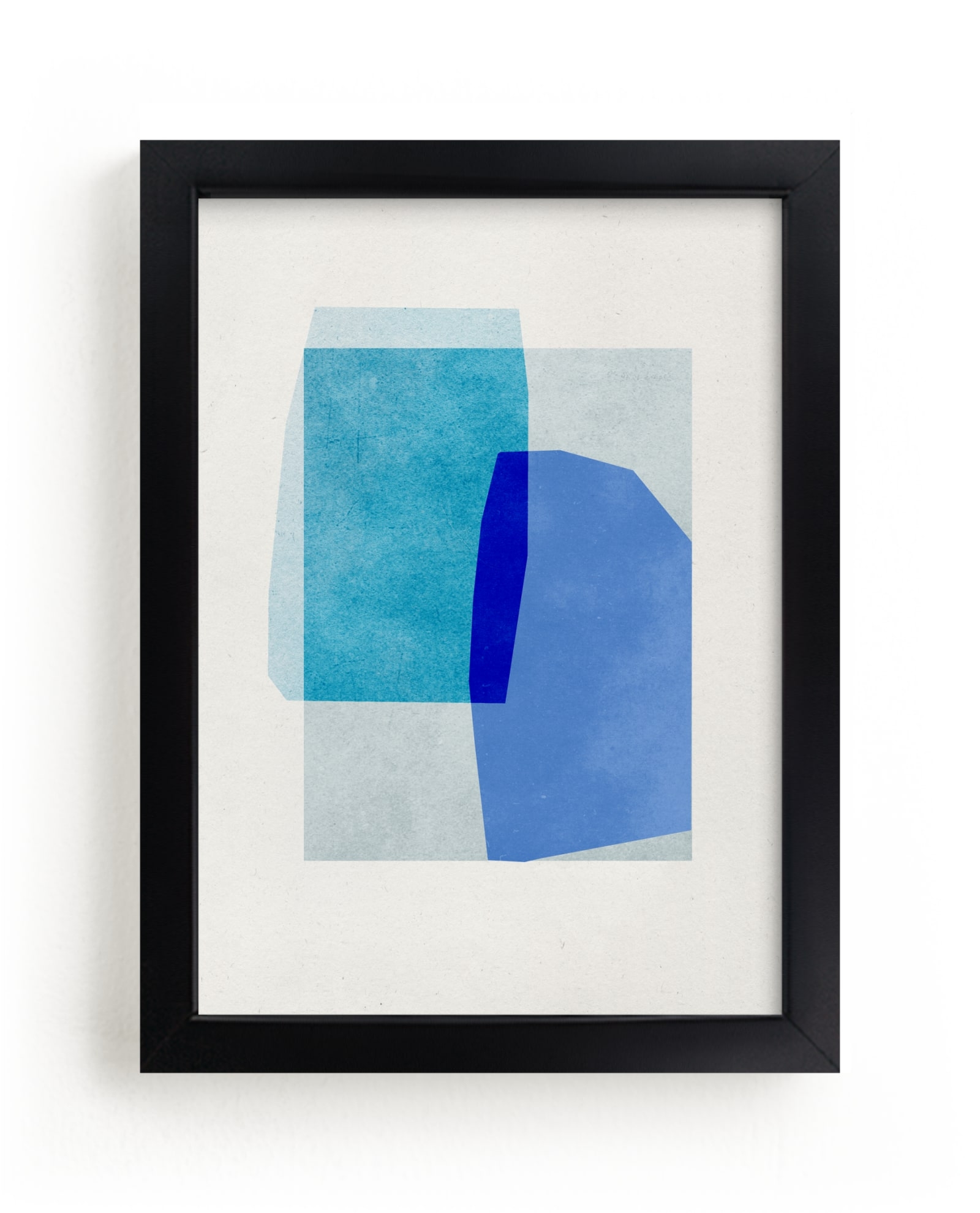 Blue Abstraction Open Edition Fine Art Print - Image 0