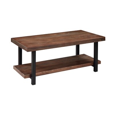 Idustrial Coffee Table Solid Wood - Image 0