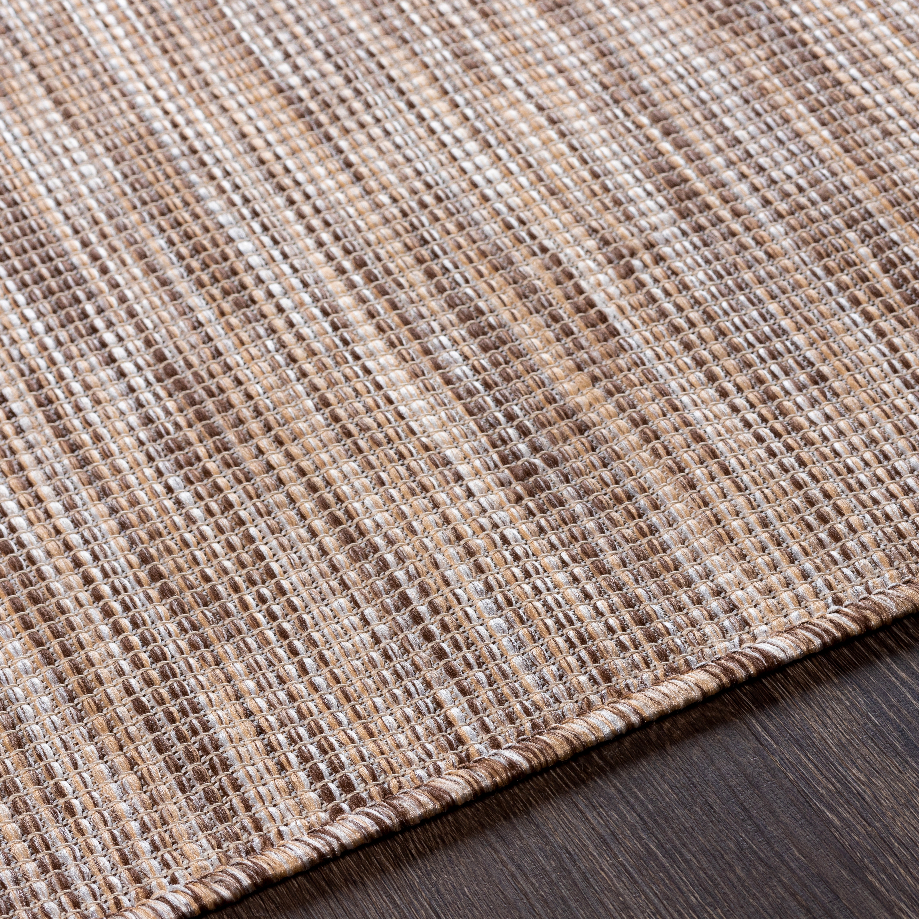 Pasadena Beige Outdoor 2'6" x 7'3" Machine Woven Rug - Image 3