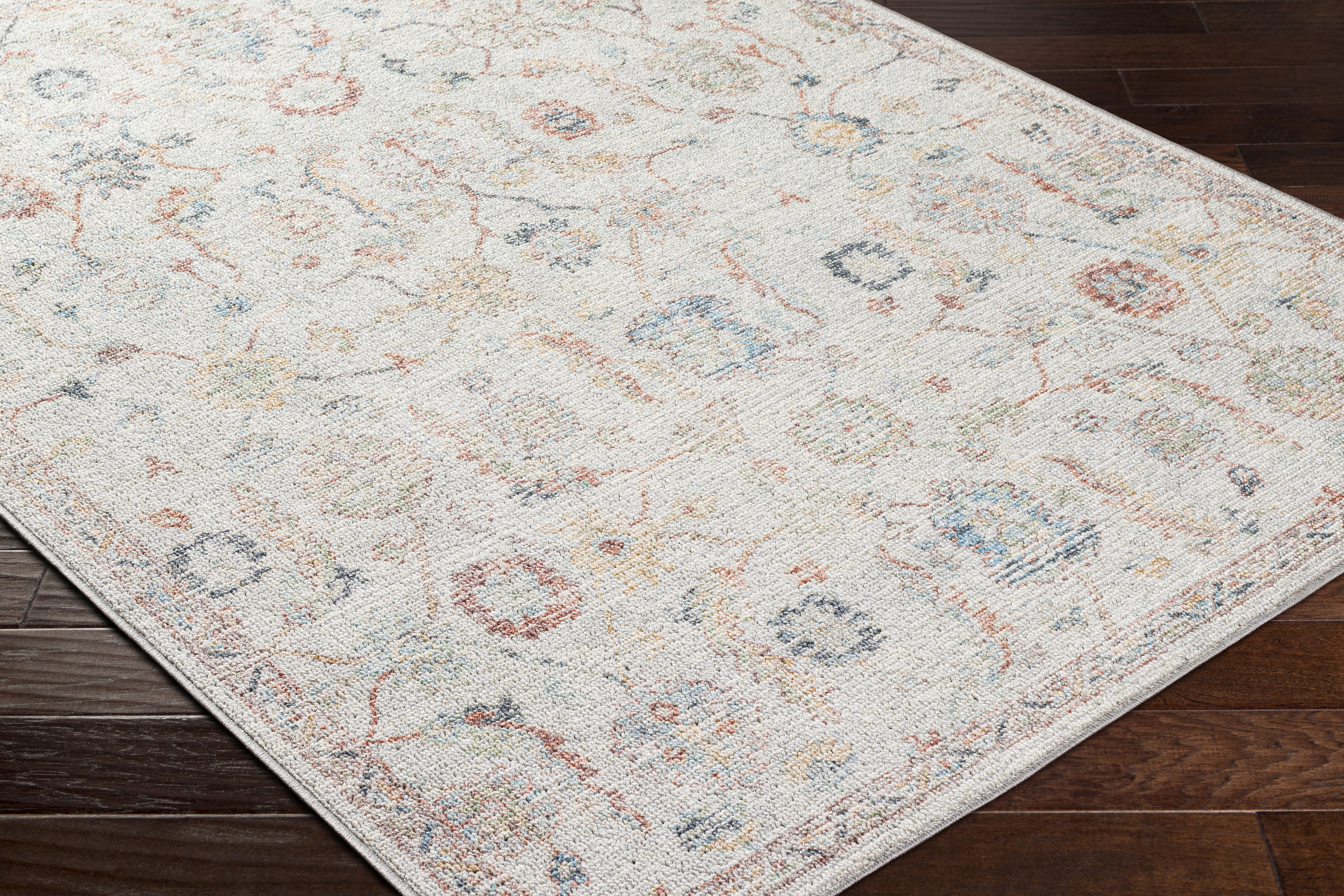 Livabliss Calhoun Gray Indoor 5'3" x 7' Machine Woven Rug - Image 5