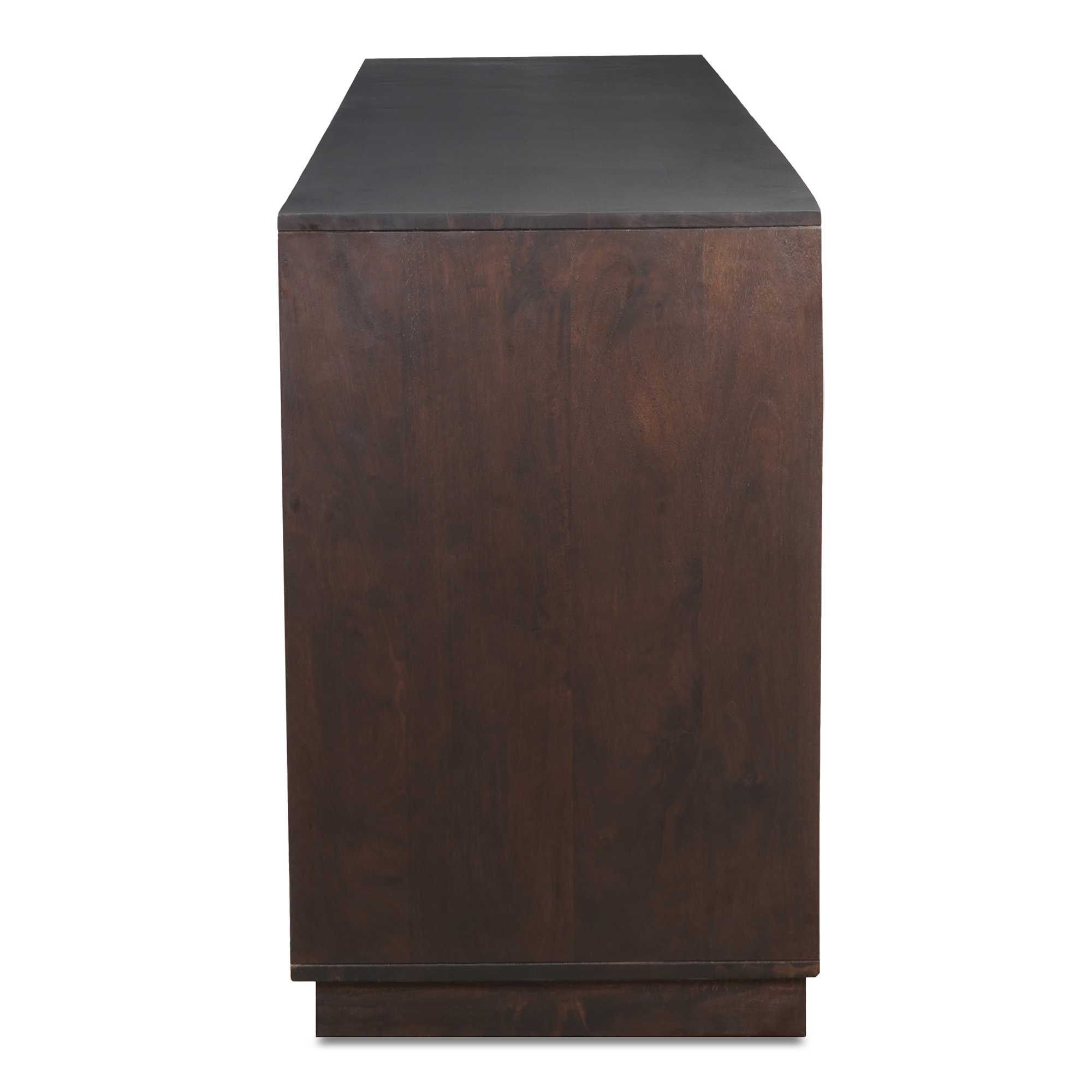 Denman 4 Door Sideboard Dark Brown - Image 3