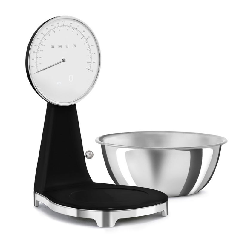 SMEG Black '50s Retro Kitchen Scale - Image 1