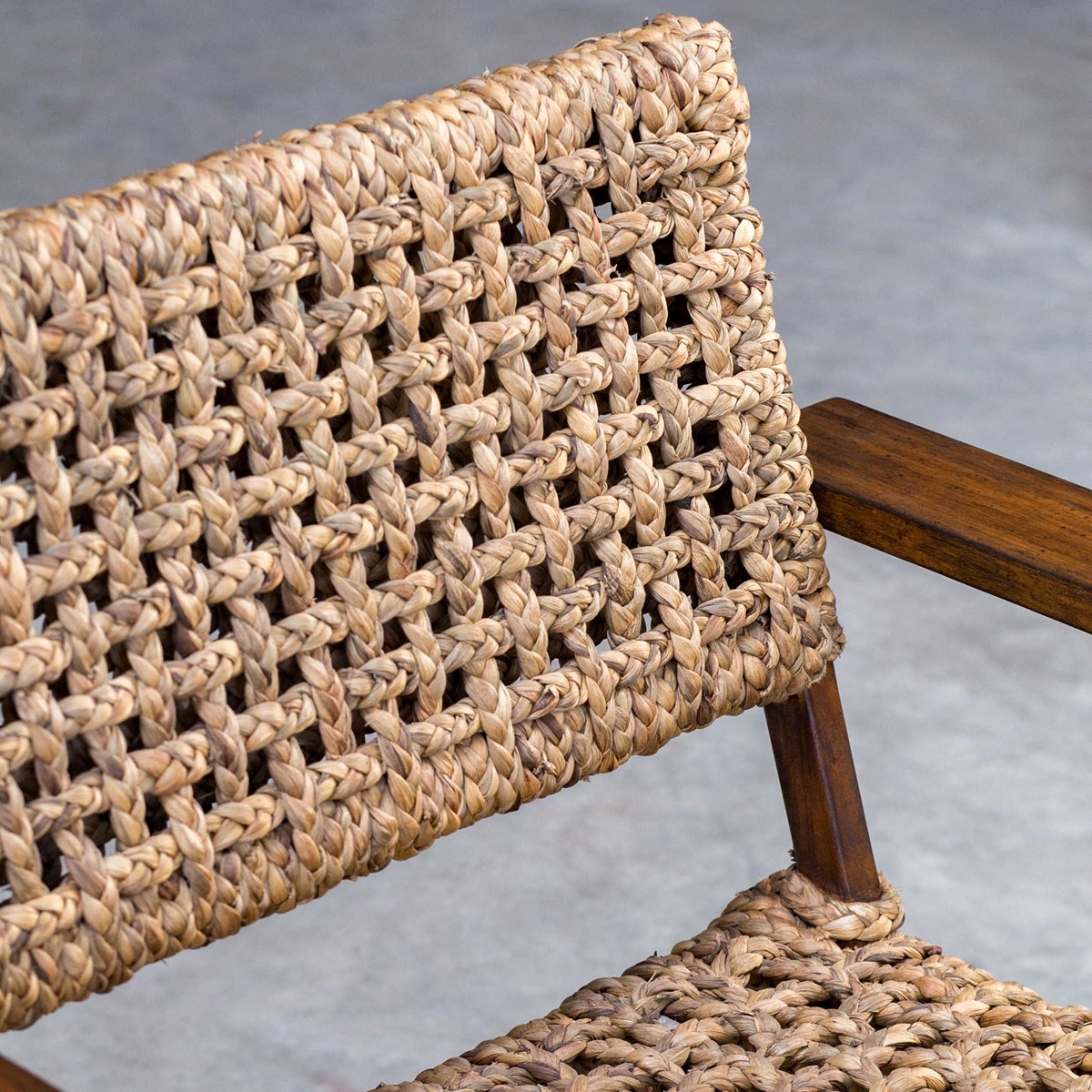 Rehema Natural Woven Accent Chair - Image 6
