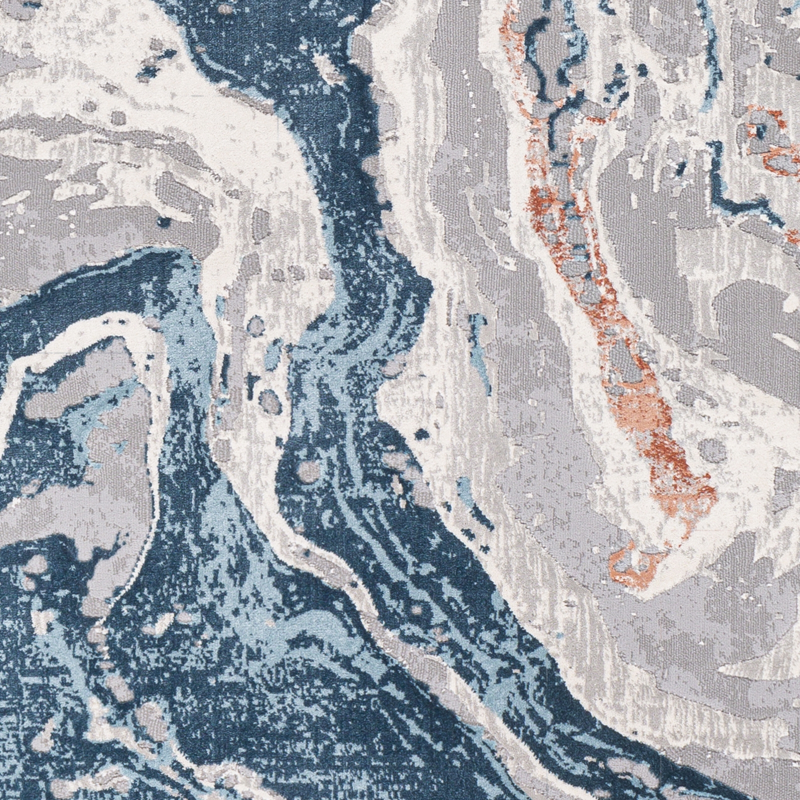 Tibetan Gray Indoor 8'10" x 12'4" Machine Woven Rug - Image 5