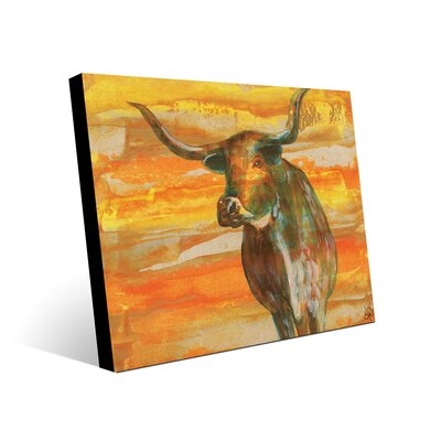 Emperor Of Texas, Abstract Of Longhorn Steer - Image 0