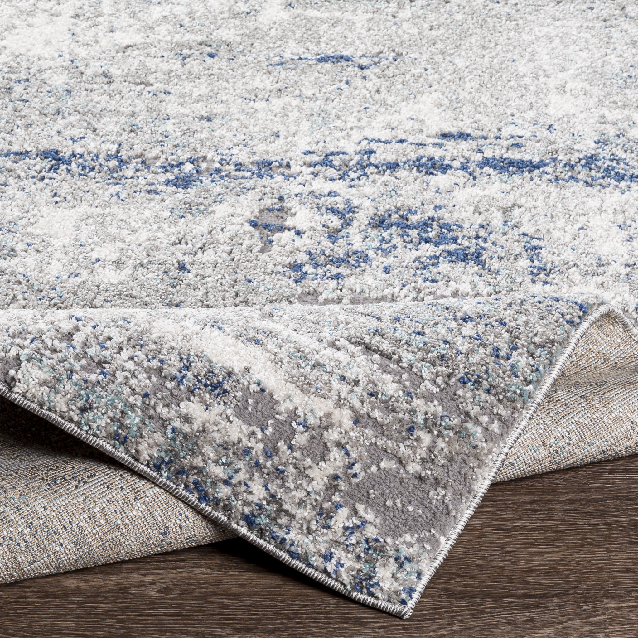 Andorra Gray Indoor 7'10" x 10' Machine Woven Rug - Image 4