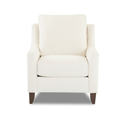 Haleigh 33'' Wide Armchair, Spinnsol Optic White - Image 0
