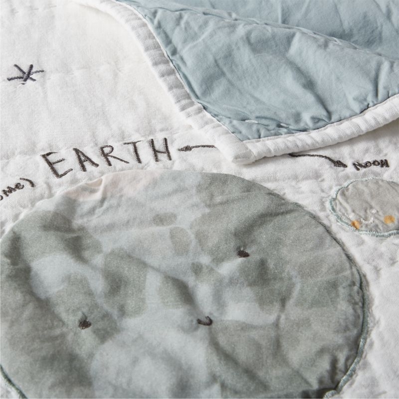 Outer Space Organic Cotton Kids Twin Quilt - Image 5