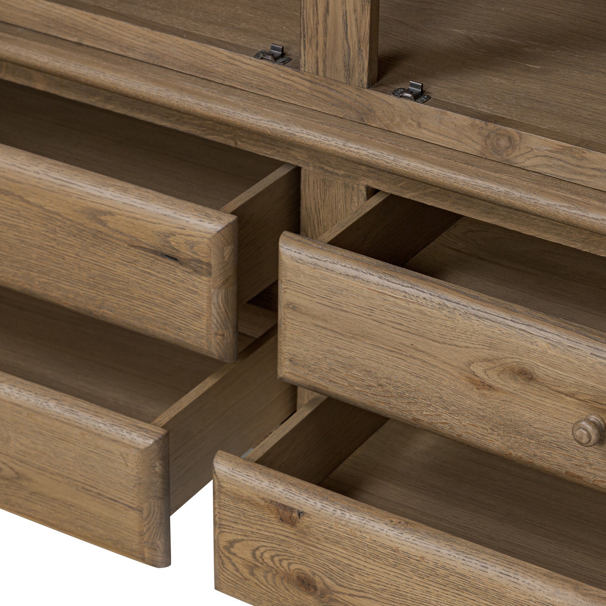 Whitman Cabinet - Worn Oak - Image 10