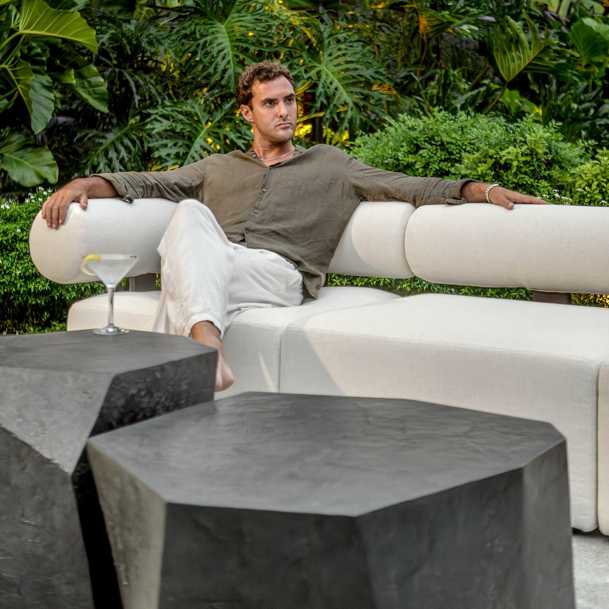 Parra Slate Outdoor Coffee Table - Image 2