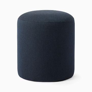 Auburn Ottoman, Poly, Twill, Midnight, Concealed Supports - Image 2