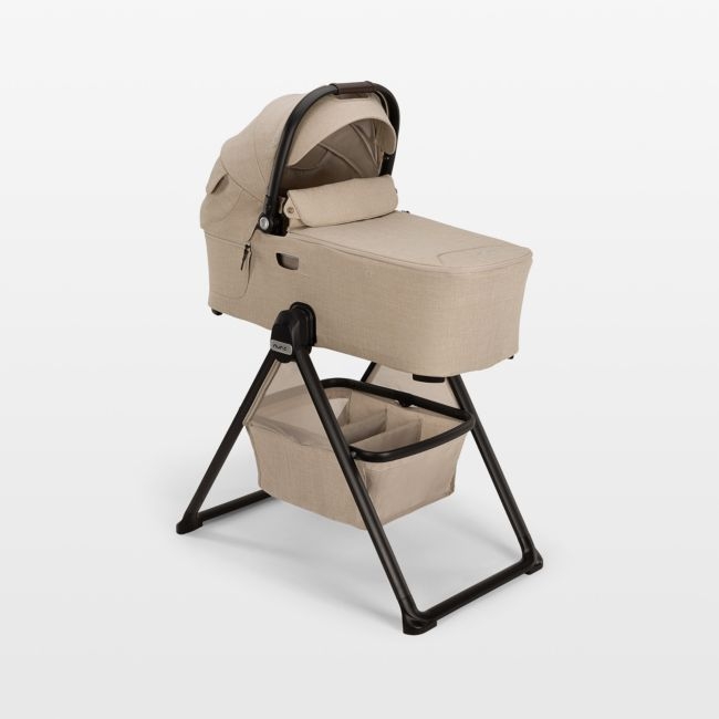 Nuna ® DEMI ™ next Brown Biscotti Baby Bassinet with Stand - Image 0