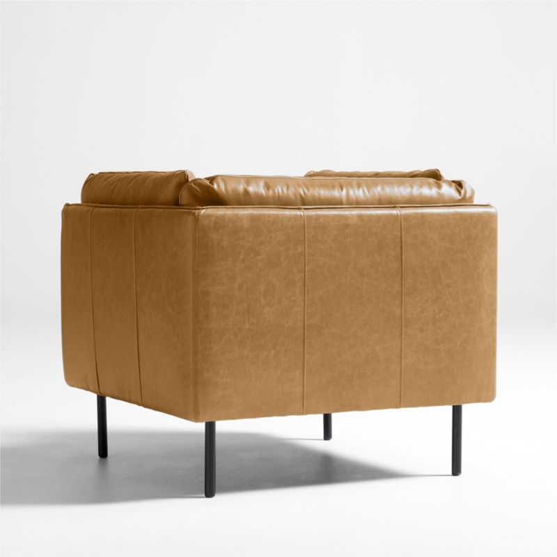 Wells 37" Leather Chair - Image 4