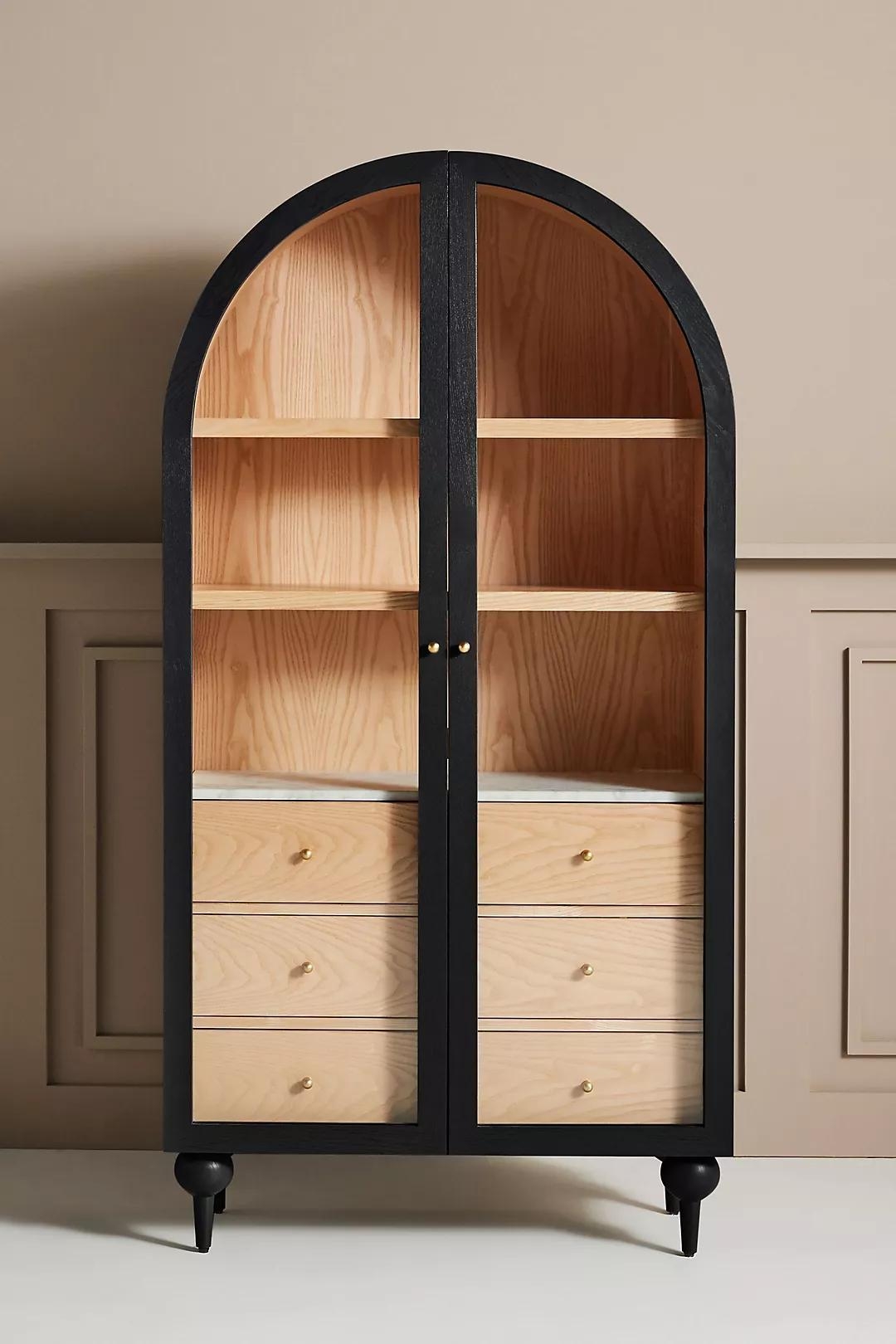 Fern Storage Cabinet, Black - Image 0